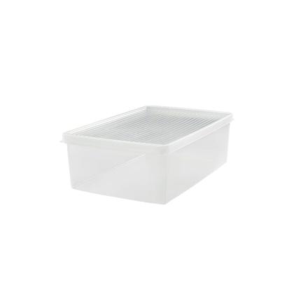 Imagem de Caixa Organizadora Plástica para Frutas e Hortaliças Média Transparente Utti Ordene