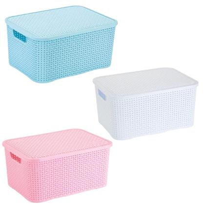 Imagem de Caixa Organizadora Rattan 18L 38x28x18 - Monte Libano