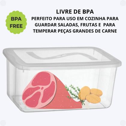 Imagem de Caixa Organizadora Topa Tudo 20 l c/ tampa Conjunto c/ 4 unid.