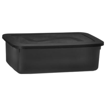 Imagem de Caixa Organize 14l c/tampa Black Conjunto c/ 6 unid