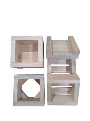 Imagem de Caixa Para Abelhas Sem Ferrão Com 2 Melgueiras, madeira eucalipto interna10x10 espessura 2cm- INPA