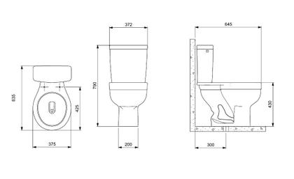 Imagem de Caixa para Acoplar com Duplo Acionamento e Acionamento Lateral Art Roca I Incepa