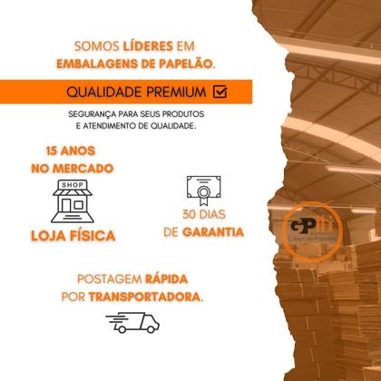 Imagem de Caixa para mudanças e envios  de Papelão Kraft 60x30x30 forte e resistente kit com 6 unidades.
