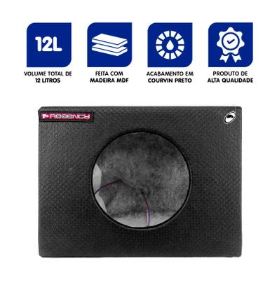 Imagem de Caixa para Pick Up 1 Subwoofer 8" Dutada Regency