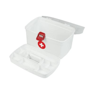 Imagem de Caixa Para Remédios Grande Com Alça 6,2l Litros Cor Branco