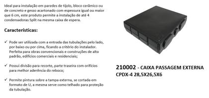 Imagem de Caixa Passagem Dreno Ar Condicionado Unidade Externa Casa de Maquinas