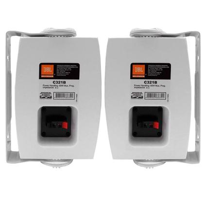Imagem de Caixa Passiva Para Ambiente Branca (Par) 60W C321B - JBL
