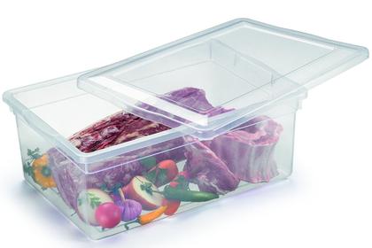 Imagem de Caixa Plástica Com Tampa Organizadora Multi Uso 20 Litros