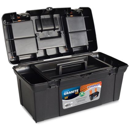 Imagem de Caixa plástica para ferramentas 19" com bandeja - GRANITE PRO