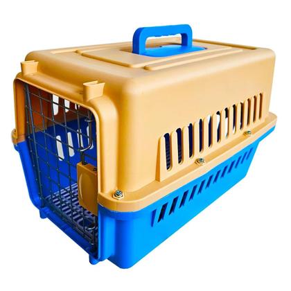 Imagem de Caixa plástica Transporte gatos Cães pequeno porte Nº1