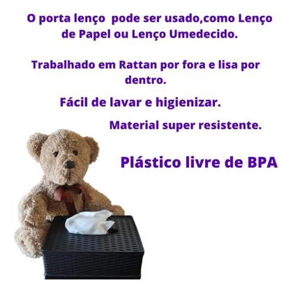 Imagem de Caixa Porta Lenços Umedecido Produto Resistente e Prático