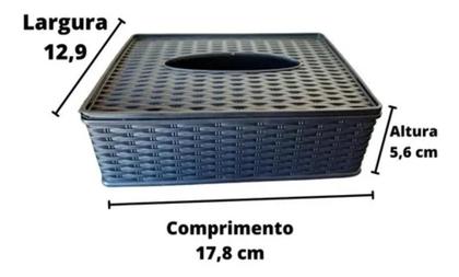 Imagem de Caixa Porta Lenços Umedecido Produto Resistente e Prático