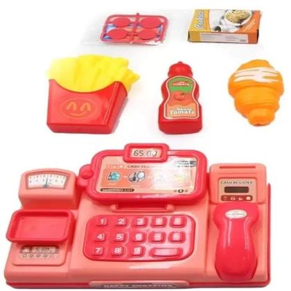 Imagem de Caixa Registradora Magic Comidinhas Brincando De Comprinhas Mercado