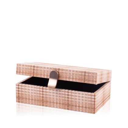 Imagem de Caixa Retangular Em Madeira Detalhe Kanvas 30x20