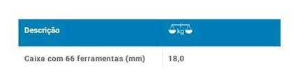 Imagem de Caixa Sanfona 5 Gavetas C/66 PÇ 1335GM - 001.008 - Gedore