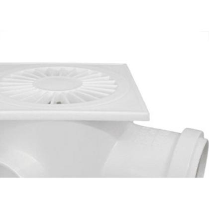 Imagem de Caixa Sif.Plastilit Quadr Branco 10X10X50