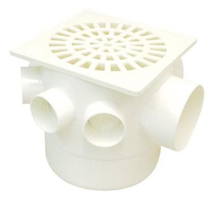 Imagem de Caixa Sifonada Quadrada 150x175x75mm Branca Herc