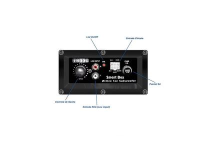 Caixa Slim Amplificada Sub 8 Pol 200W Rms Para Embaixo Banco - Boog ...