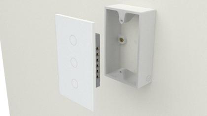 Imagem de Caixa Sobrepor 4x2 Adaptador Interruptor Inteligente Smart