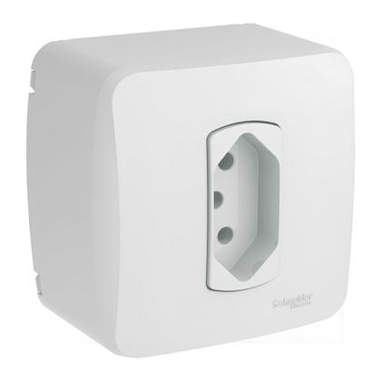 Imagem de Caixa Sobrepor Dx 1 Tomada 2p+t 10A 250V Br Miluz Schneider