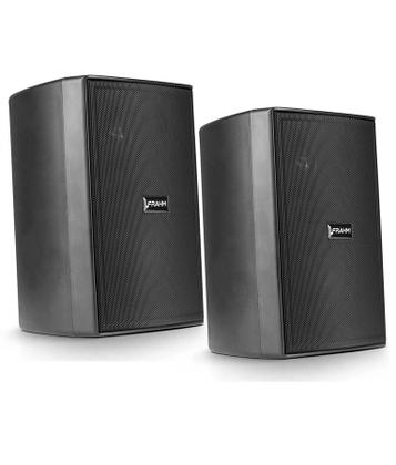 Imagem de Caixa Som Ambiente Frahm PS200 New Preto c/ suporte Par