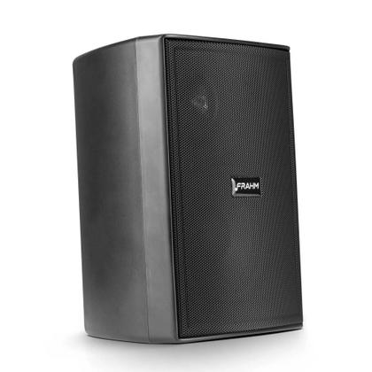 Imagem de Caixa Som Ambiente Frahm PS200 New Preto c/ suporte Par