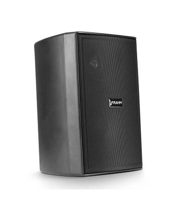 Imagem de Caixa Som Ambiente Frahm PS200 New Preto c/ suporte Par