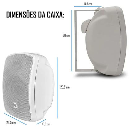Imagem de Caixa Som Ambiente KAZ Audio 5 Polegadas
