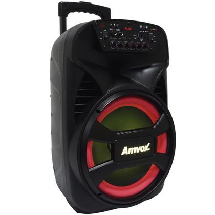 Imagem de Caixa Som Amplificada Portátil Bluetooth 480W Rms Bateria Tws Amvox Aca 480 Viper II Microfone S Fio