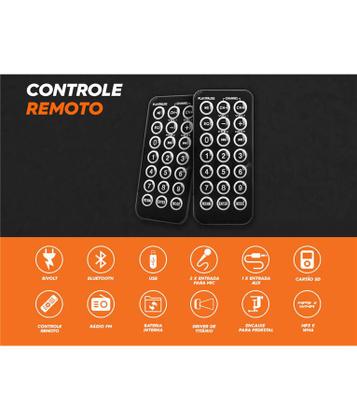 Imagem de Caixa Som Ativa Acústica Hayonik Cpa 12400L 400w Bluetooth