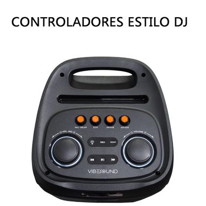Imagem de Caixa Som Bateria 1000W Rms Portátil Bluetooth Amplificada Fm Usb Bivolt Vibe Sound Vs003