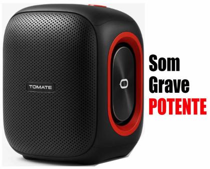 Imagem de Caixa Som Bluetooth 70W RMS À Prova D'Água LED RGB Com 2 Subwoofers Bateria 6000mAh TWS Graves Potentes