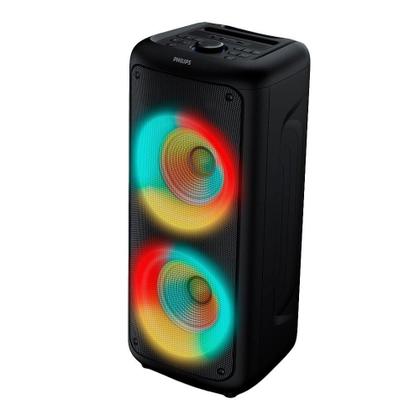 Imagem de Caixa Som Bluetooth Philips Party Speaker - TAX4000/78, Bluetooth 6.0 + USB Type-A, 1500W, Preto
