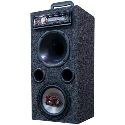 Imagem de Caixa Som Bob Residencial Corujinha Corneta Ativa Bluetooth