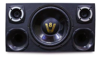 Imagem de Caixa Som Carro Trio Dupla Completa Subwoofer 12 Polegadas
