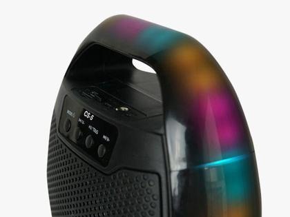 Imagem de Caixa Som Century Bluetooth Portátil C/ Mic Usb Sd Led Rgb