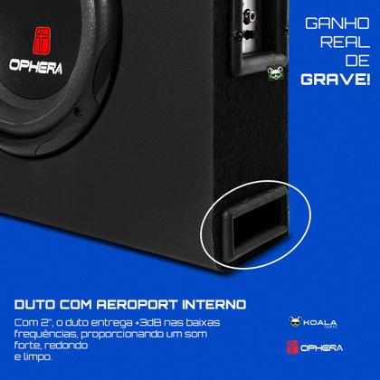 Imagem de Caixa Som Mini Amplificada Subwoofer 8 Polegadas 200w Ophera