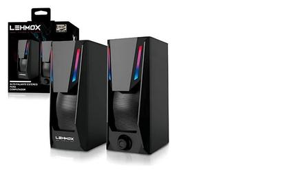 Imagem de Caixa som PC Gamer RGB USB P2