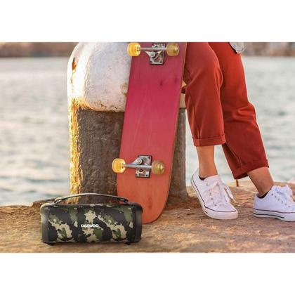 Imagem de Caixa Som Sem Fio Bluetooth Daewoo Soundbox Dw1191 Camuflada