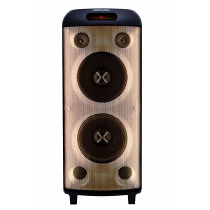 Imagem de Caixa Som Torre Polyvox Bluetooth 2000W + Microfone com fio