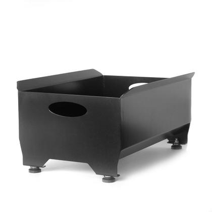 Imagem de Caixa Suporte Porta Lenha - Aço -P/ Lareira Master - Preto