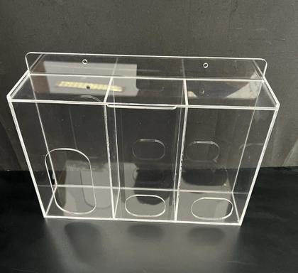 Imagem de Caixa/suporte Triplo P/ Mascaras, Toucas, Luvas, Propé