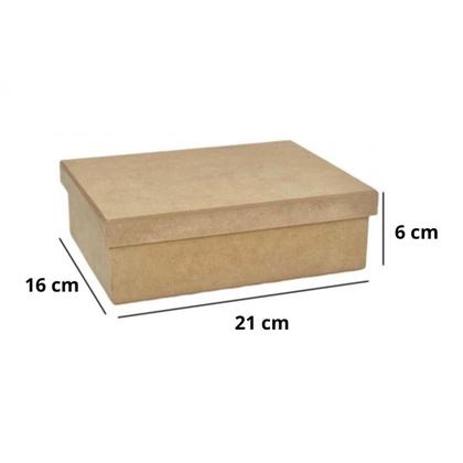 Imagem de Caixa Tampa De Sapato 21X16X6cm MDF