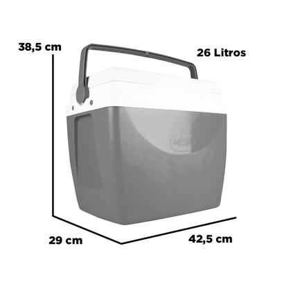 Imagem de Caixa Térmica 26 Litros Mor Ideal para Praia Camping e Viagem