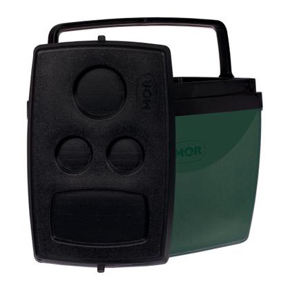 Imagem de Caixa Térmica 34 Litros Verde com Preto Até 50 Latinhas (350ml) 25108168 MOR