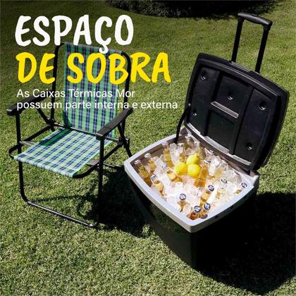 Imagem de  Caixa Térmica 42L com Rodinhas Livre de Peso Leve Tudo o que Precisa com Conforto