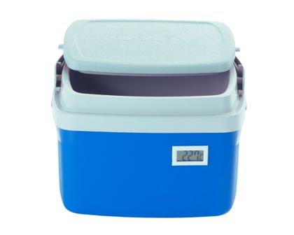 Imagem de Caixa Térmica 5 litros Cooler com Termômetro Digital Simples e Certificado de Calibração