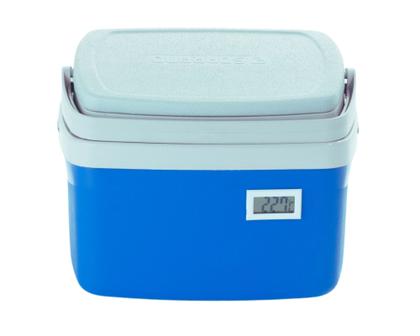 Imagem de Caixa Térmica 5 litros Cooler com Termômetro Digital Simples e Certificado de Calibração