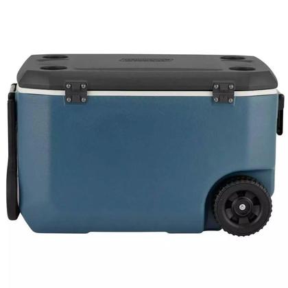 Caixa Termica Coleman 62QT 58 Litros Extreme 5 Azul Com Rodas