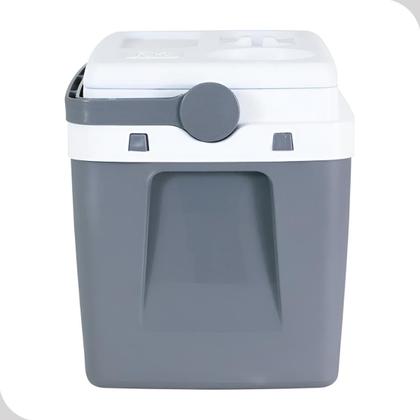 Imagem de Caixa Termica Cooler 12L Cinza Bebidas Com Porta Copo Bel